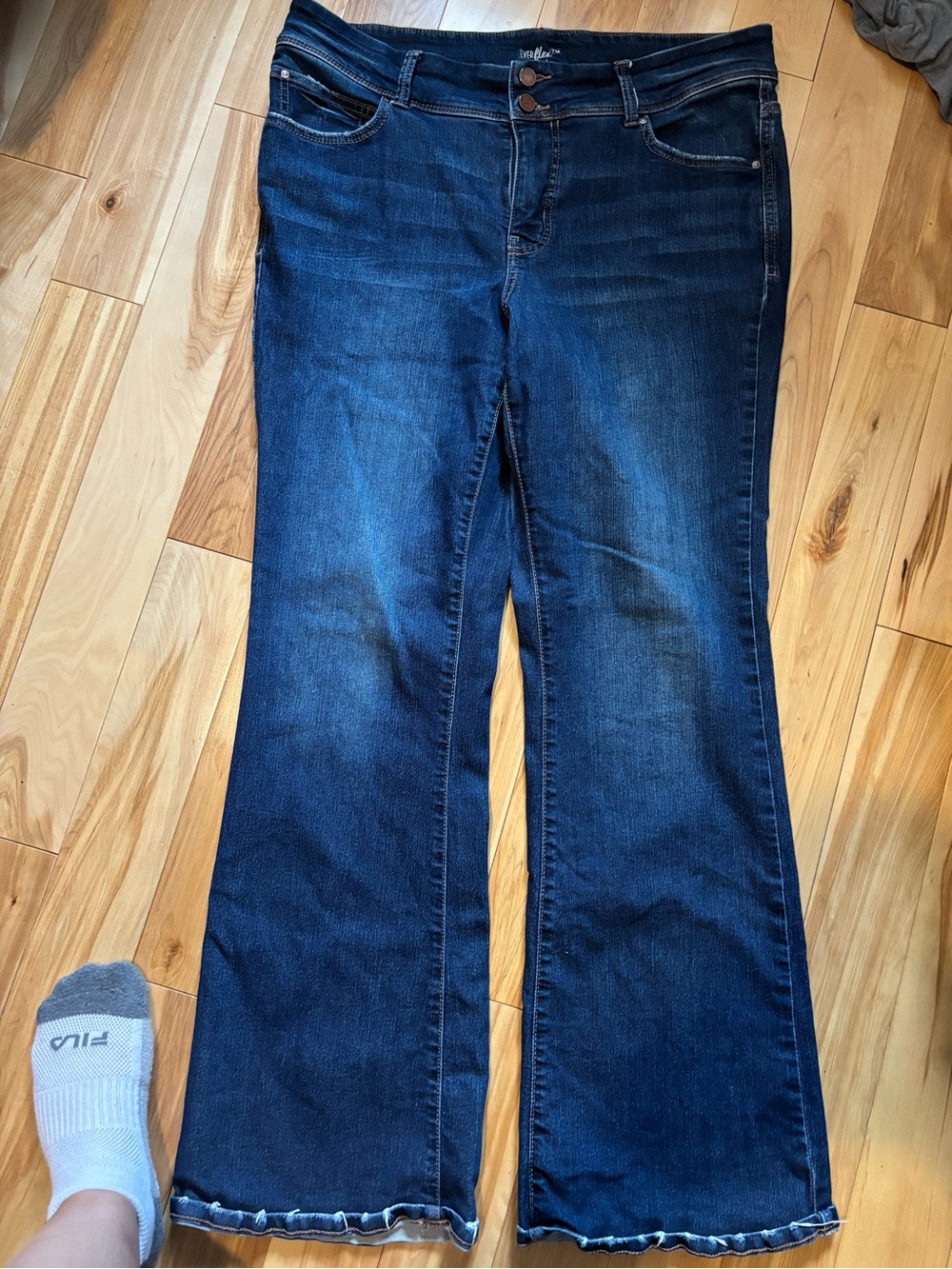 Maurices Dark Blue Flare Jeans